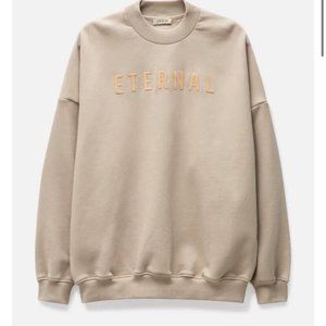 Fear of God ETERNAL Sweatshirt Beige Size XL RRP $650 NWT